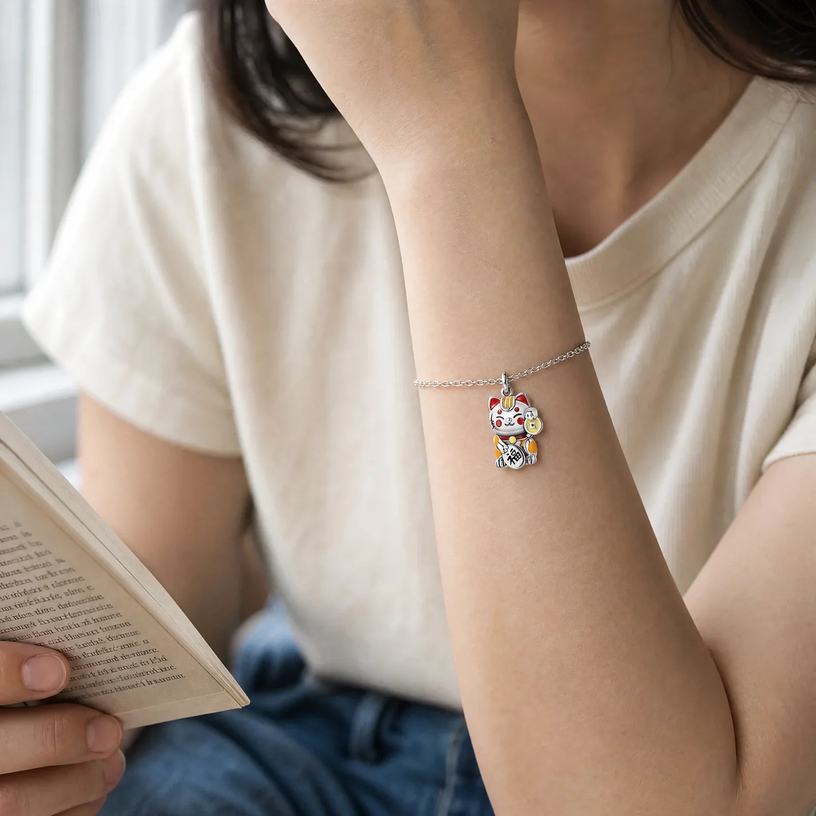 Japanese Lucky Cat Maneki Neko Charm lifestyle image