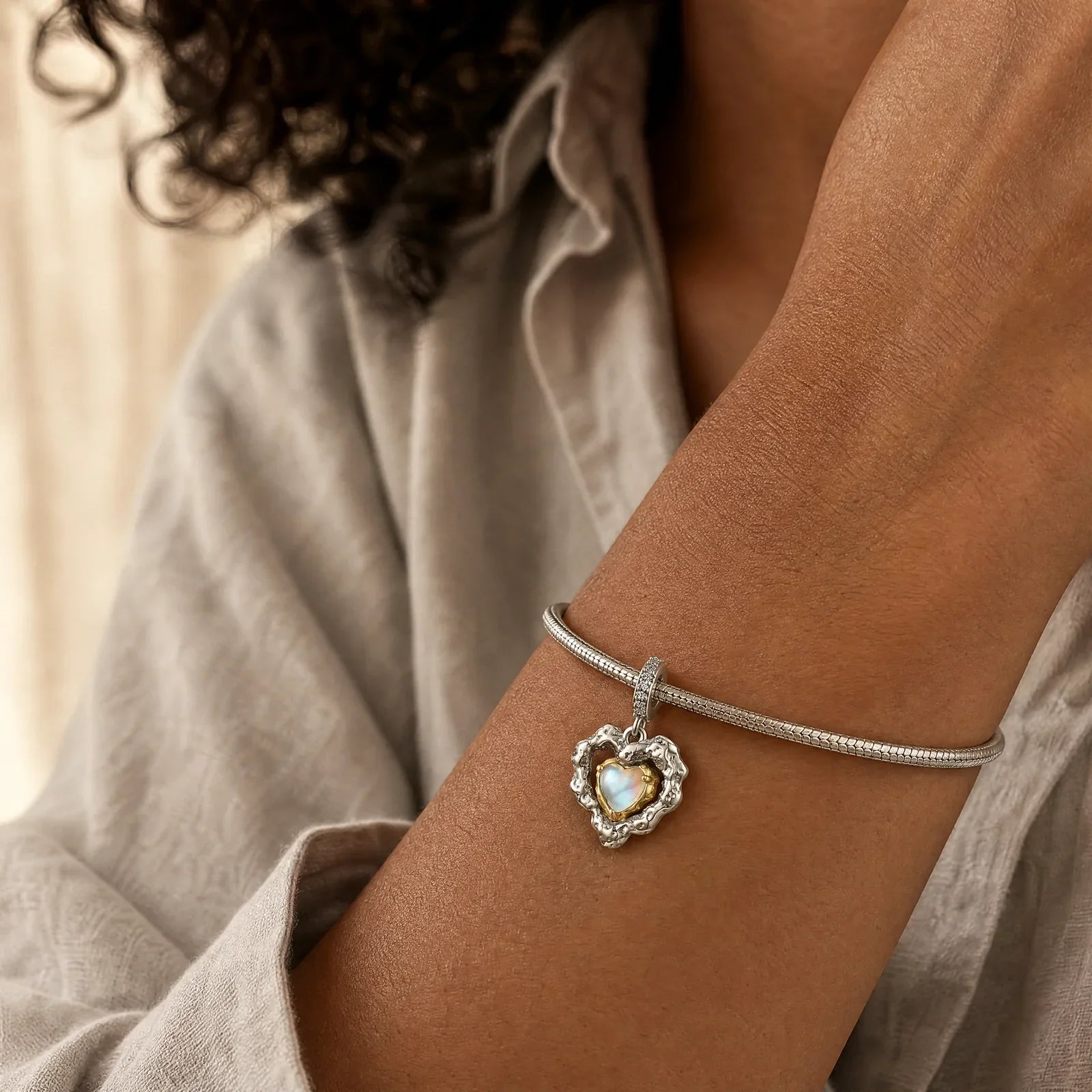Coffin Charm worn lifestyle