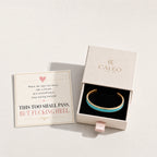 This Too Shall Pass Enamel Cuff Bracelet