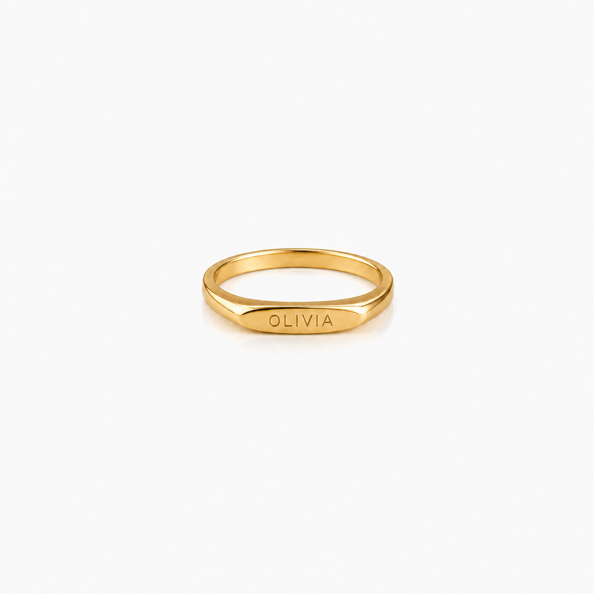 Custom Engraved Name Ring