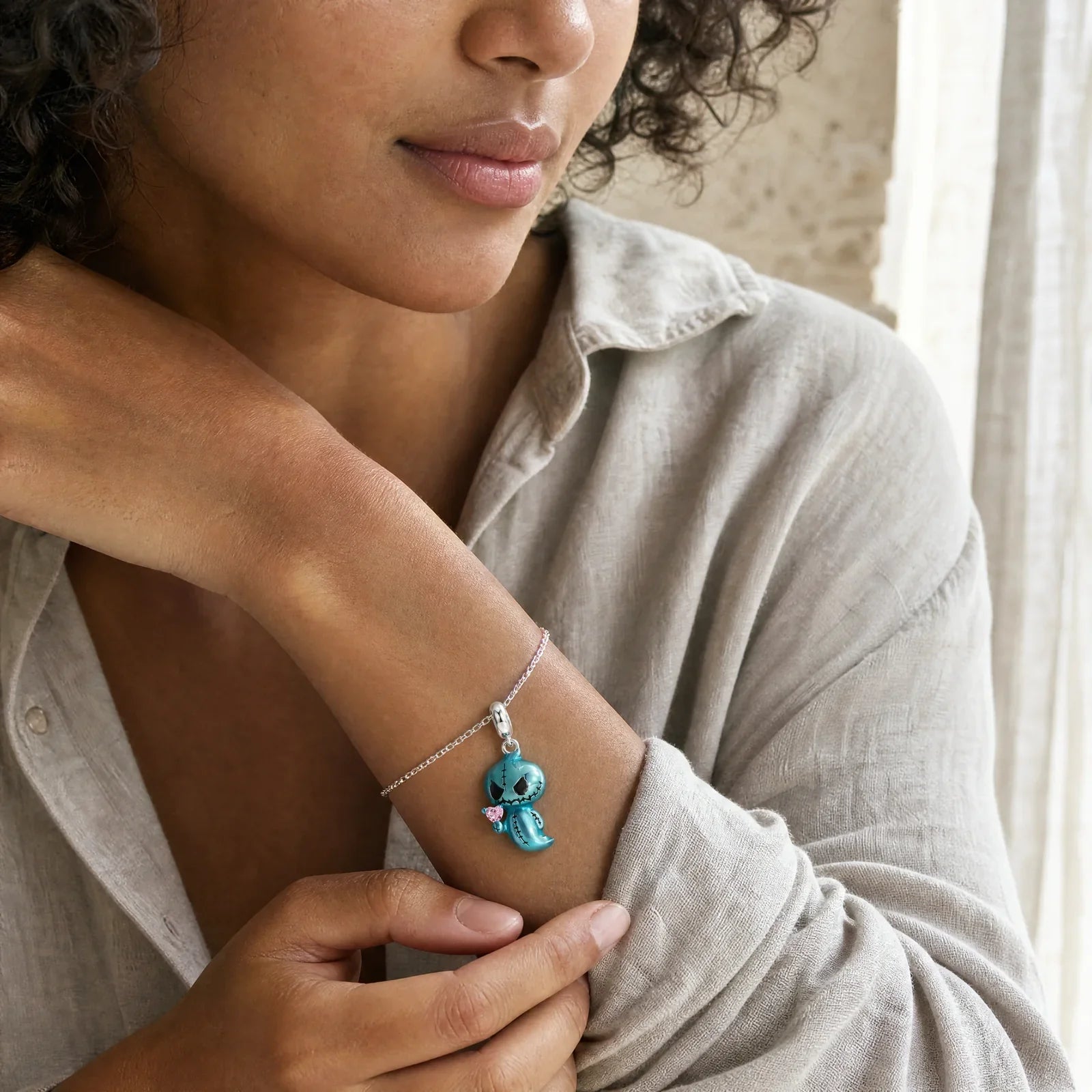 Garden Fairy Charm worn lifestyle