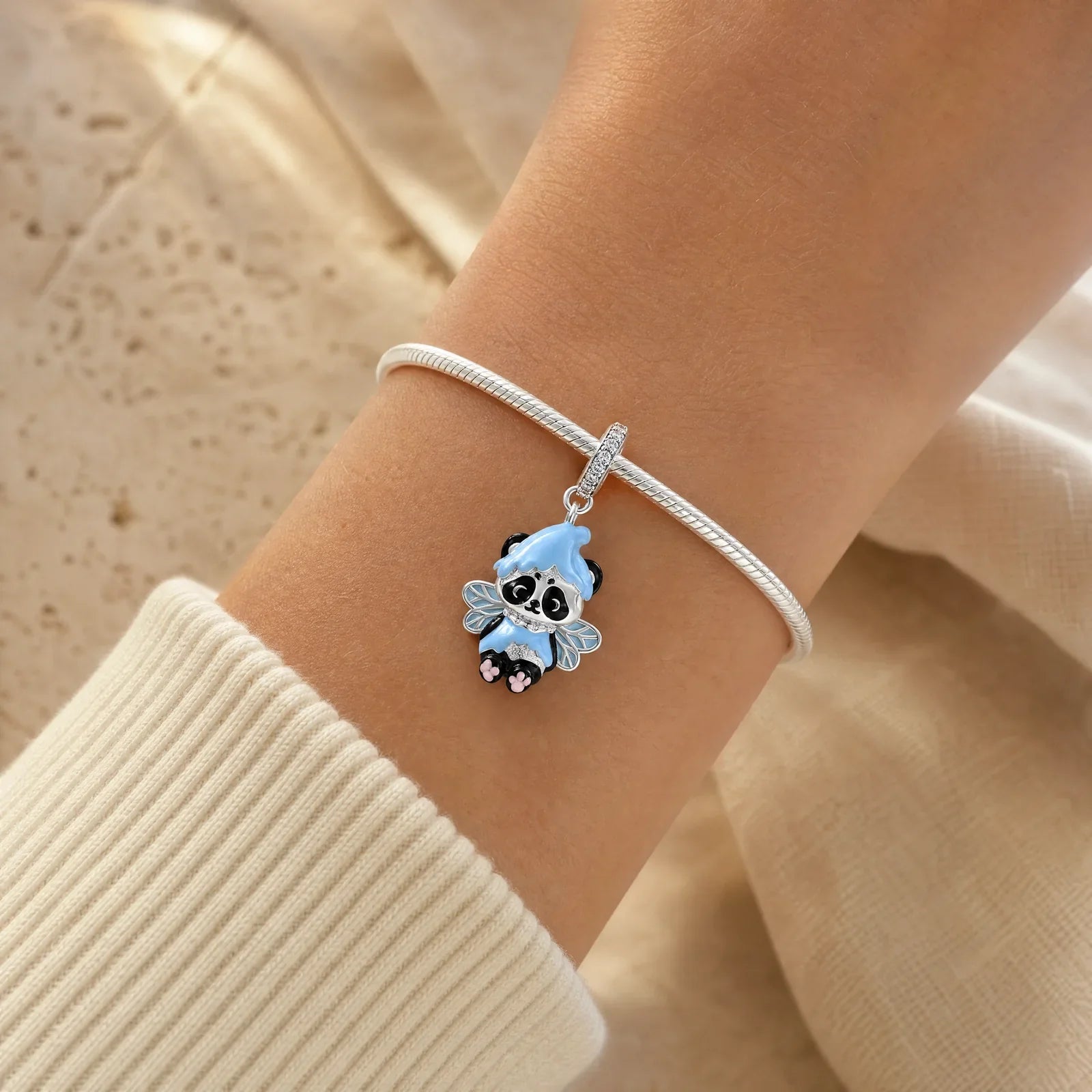 Geometric Irregular Charm worn lifestyle