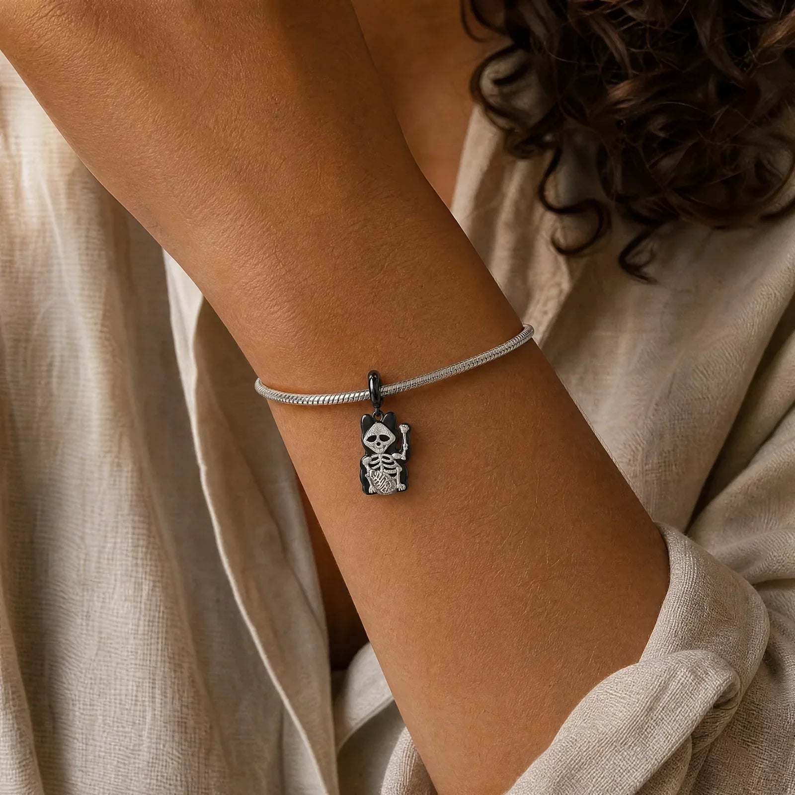 Water Fairy Charm worn lifestyle