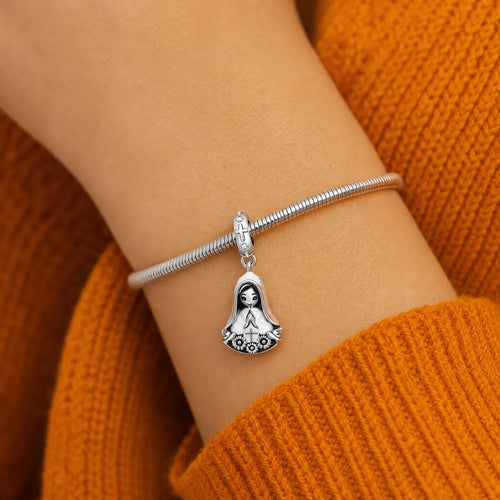 Chibi Our Lady Sunflower Charm lifestyle jewelry photo