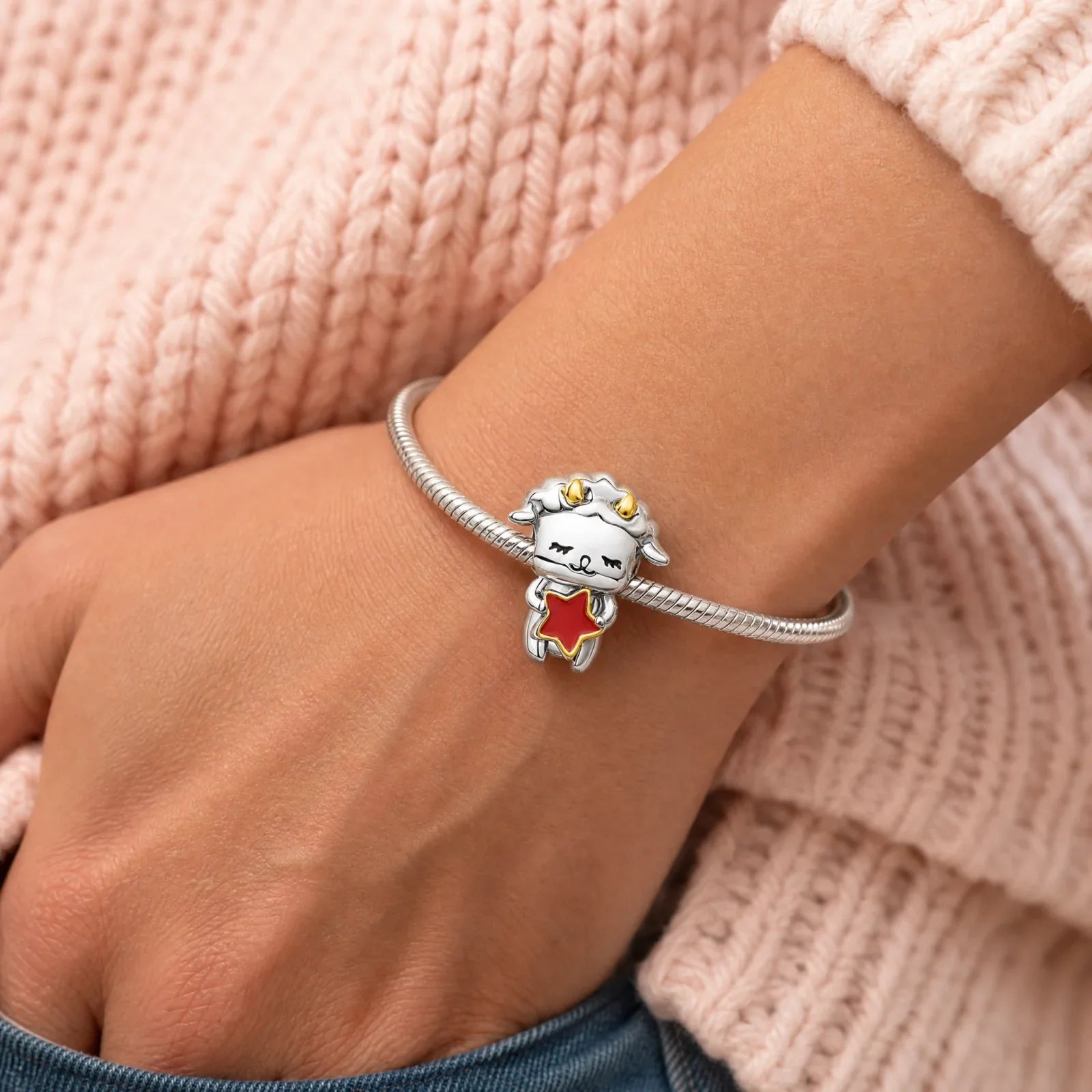 Chinese Zodiac Goat Charm lifestyle jewelry photo