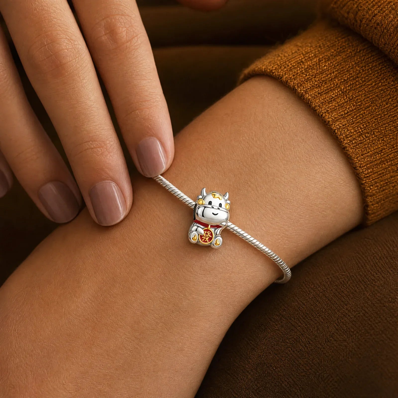 Chinese Zodiac Ox Charm lifestyle jewelry photo
