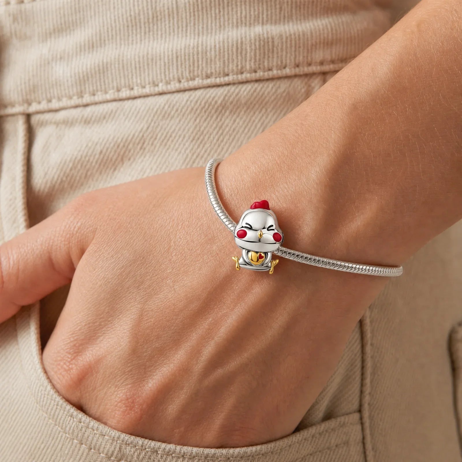 Chinese Zodiac Rooster Charm lifestyle jewelry photo