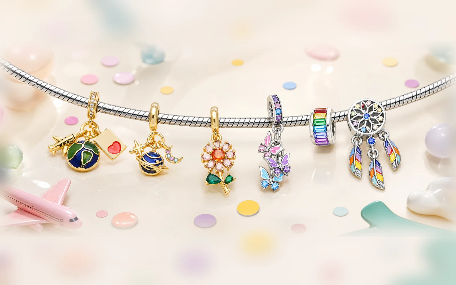 Colorful Charms collection feature