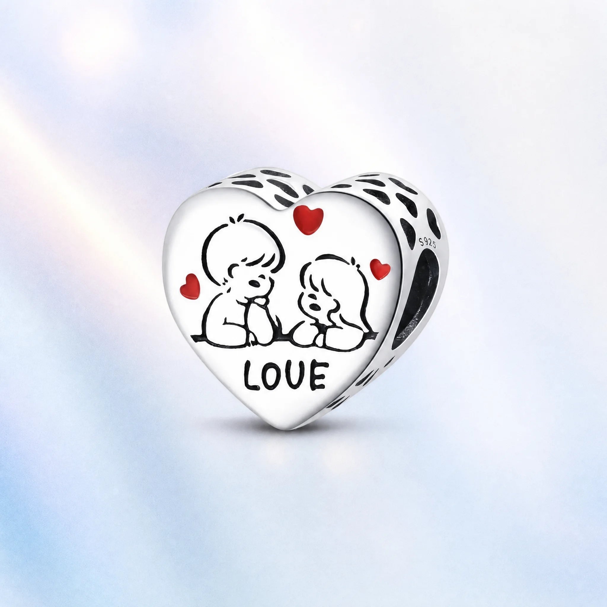 CALEO colorful charms pastel gallery image - Couple Love Heart Charm - colorful-bg-couple-love-heart-charm - 2026-07-26