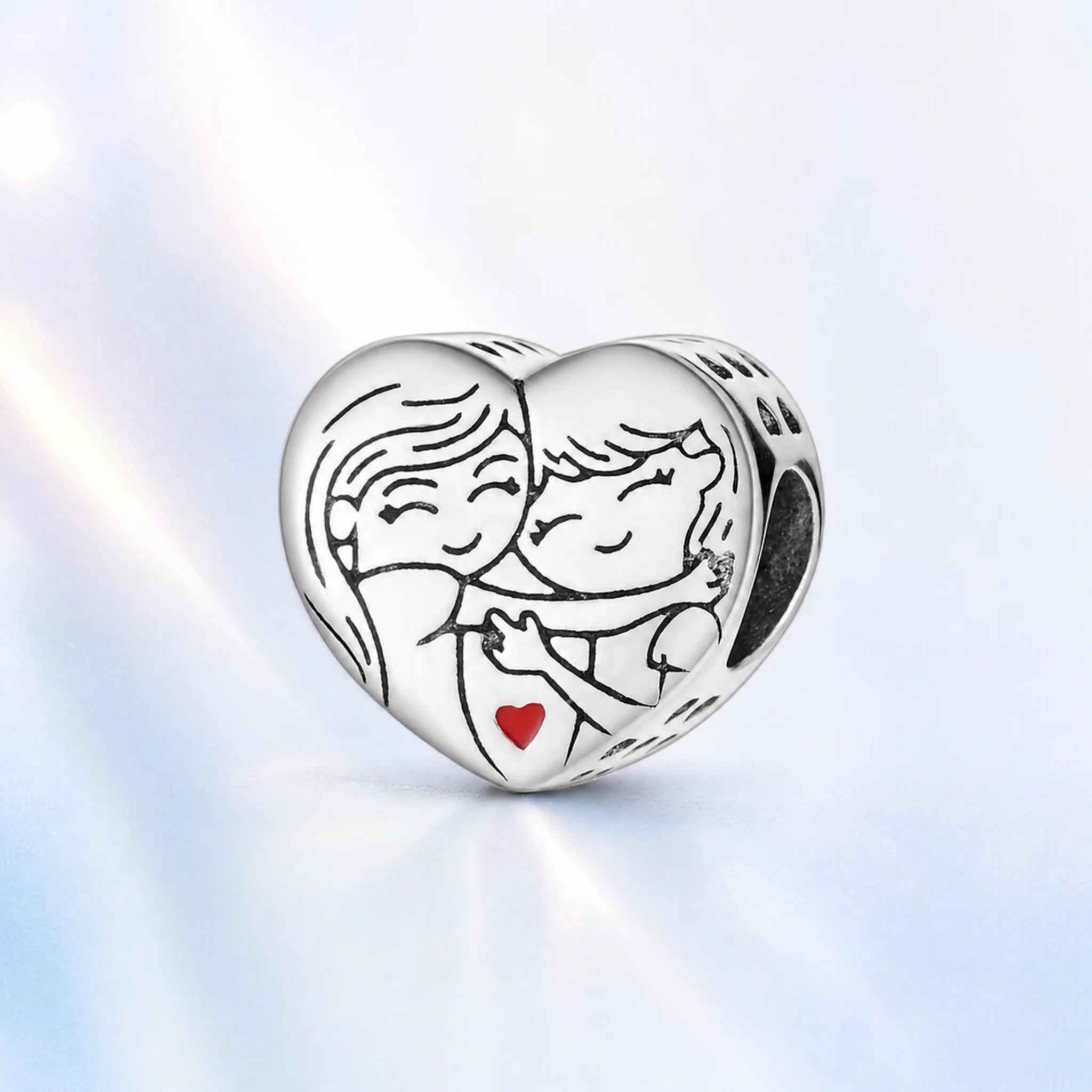 CALEO colorful charms pastel gallery image - Family Kiss Heart Charm - colorful-bg-family-kiss-heart-charm - 2026-07-26