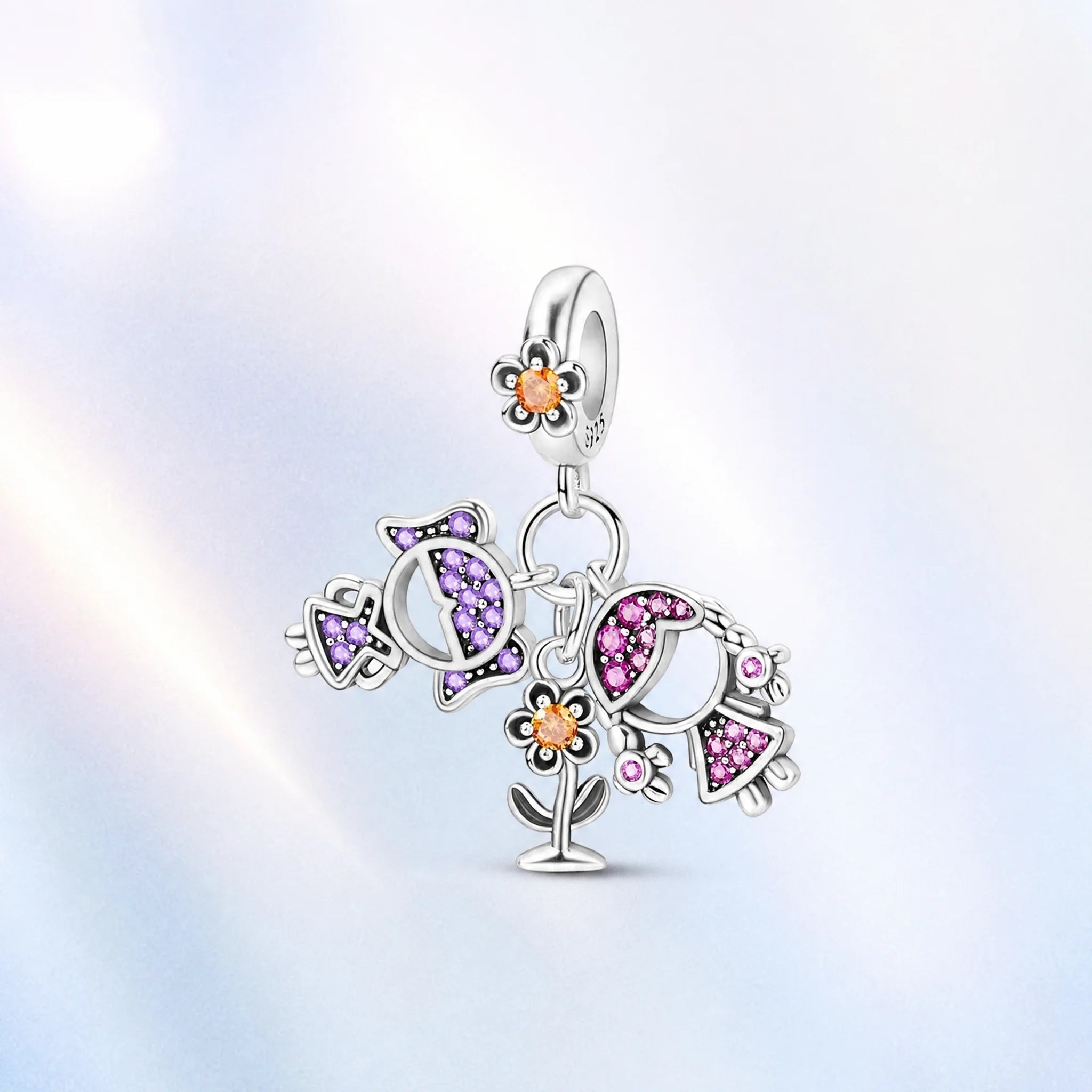 CALEO colorful charms pastel gallery image - Family Tree Cluster Charm - colorful-bg-family-tree-cluster-charm - 2026-07-26