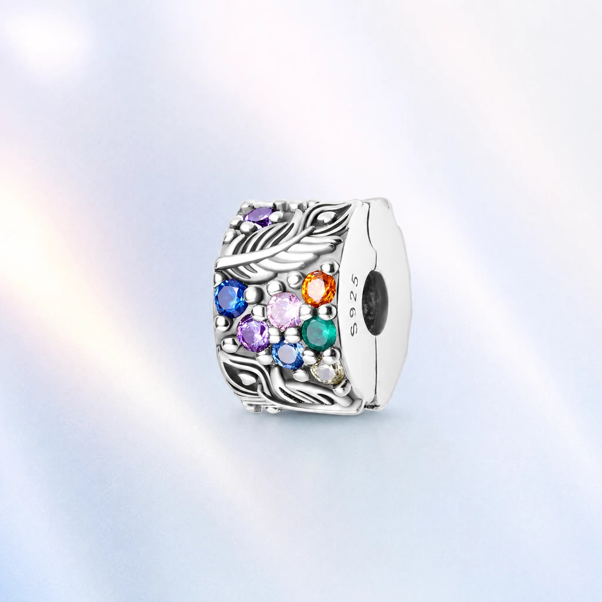 CALEO colorful charms pastel gallery image - Multicolor Floral Spacer Charm - colorful-bg-multicolor-floral-spacer-charm - 2026-07-26