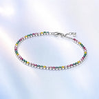 CALEO colorful charms pastel gallery image - Rainbow Tennis Chain Bracelet - colorful-bg-rainbow-tennis-chain-bracelet - 2026-07-26