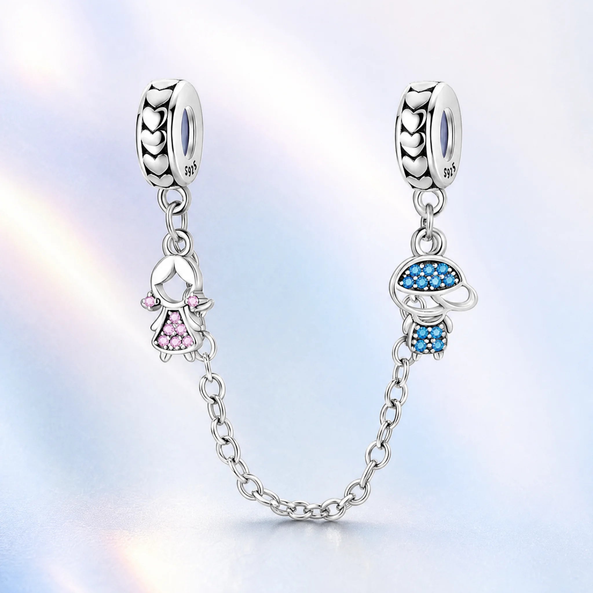 CALEO colorful charms pastel gallery image - Sisterhood Safety Chain - colorful-bg-sisterhood-safety-chain - 2026-07-26
