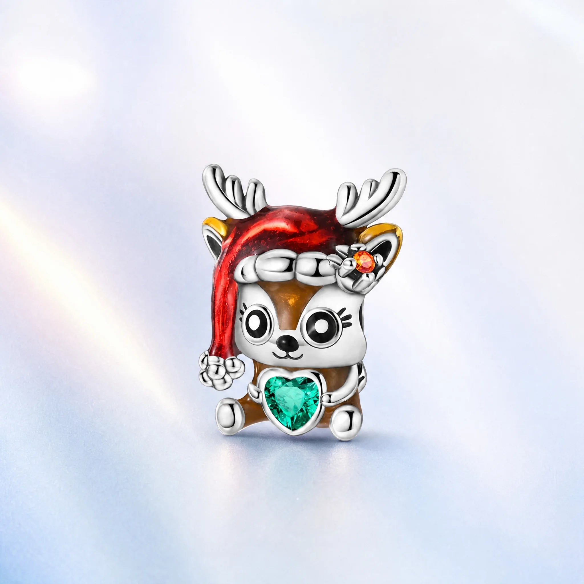 CALEO colorful charms pastel gallery image - Standing Christmas Reindeer Heart Charm - colorful-bg-standing-christmas-reindeer-heart-charm - 2026-07-26