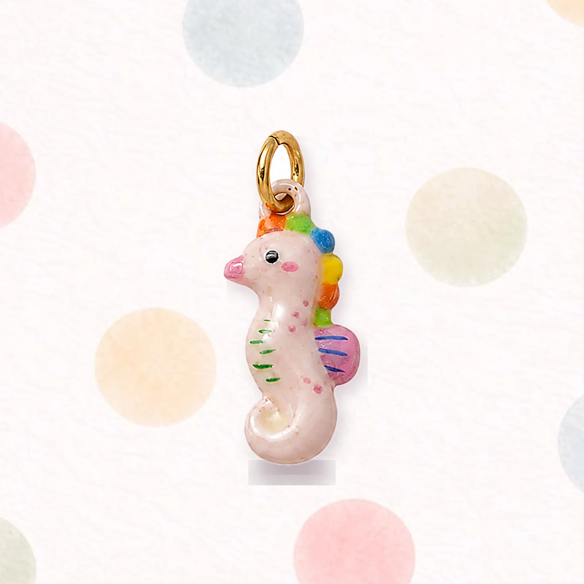 CALEO colorful background gallery image - Rainbow Seahorse Pendant Charm - colorful-screenshot-bg-ref02-rainbow-seahorse-pendant-charm - 2026-07-26