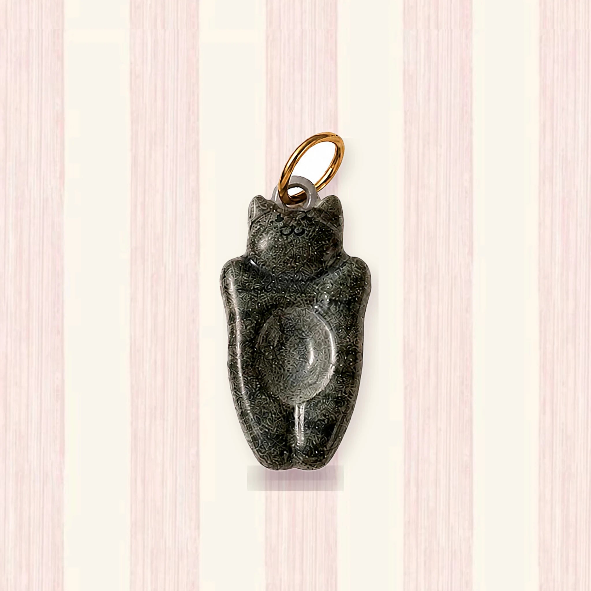 CALEO colorful background gallery image - Charcoal Lucky Cat Pendant Charm - colorful-screenshot-bg-ref05-charcoal-lucky-cat-pendant-charm - 2026-07-26