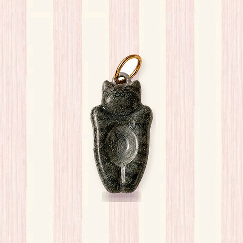 CALEO colorful background gallery image - Charcoal Lucky Cat Pendant Charm - colorful-screenshot-bg-ref05-charcoal-lucky-cat-pendant-charm - 2026-07-26
