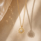 CALEO lifestyle necklace image - Crystal Daisy Pendant Charm - 2026-07-22