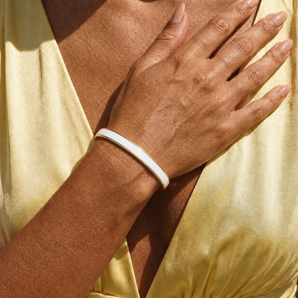 This Too Shall Pass Enamel Cuff Bracelet
