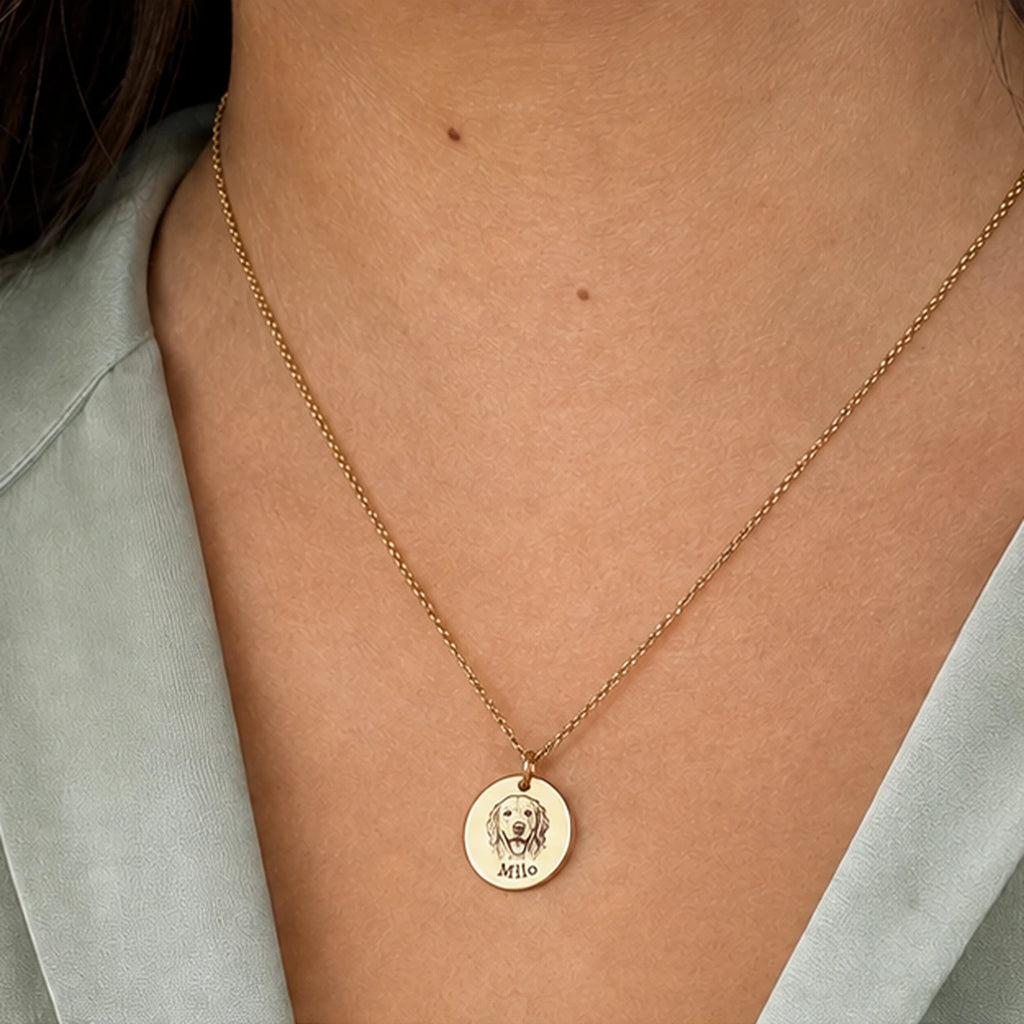 Custom Pet Face Necklace