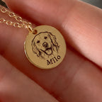 Custom Pet Face Necklace