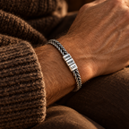 Dad Bracelet with Kids' Names — moody knit lifestyle