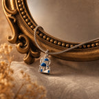 CALEO dangle lifestyle image - Silver Blue Castle Dangle Charm - dangle-one-thumb-ref02-silver-blue-castle-dangle-charm - 2026-07-24