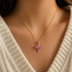 CALEO dangle lifestyle image - Rose Gold Pink Dragonfly Dangle Charm - dangle-one-thumb-ref04-rose-gold-pink-dragonfly-dangle-charm - 2026-07-24