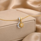 CALEO dangle lifestyle image - Gold Sun & Moon Double Dangle Charm - dangle-one-thumb-ref05-gold-sun-and-moon-double-dangle-charm - 2026-07-24
