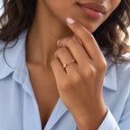 Divine Reach Ring - lifestyle gold portrait