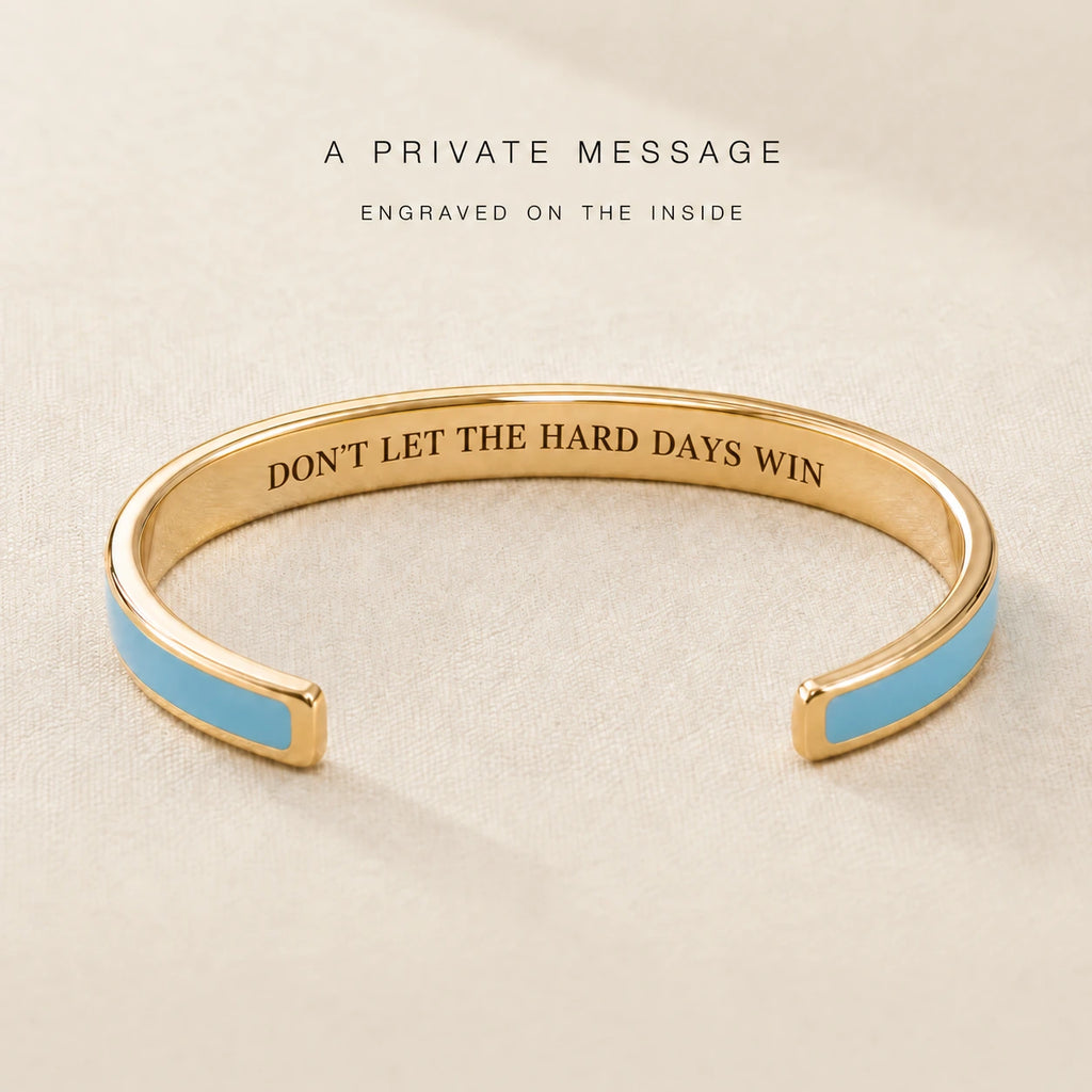 Don't Let The Hard Days Win Cuff Bracelet
