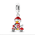 CALEO Charm - Duck on Red Scooter