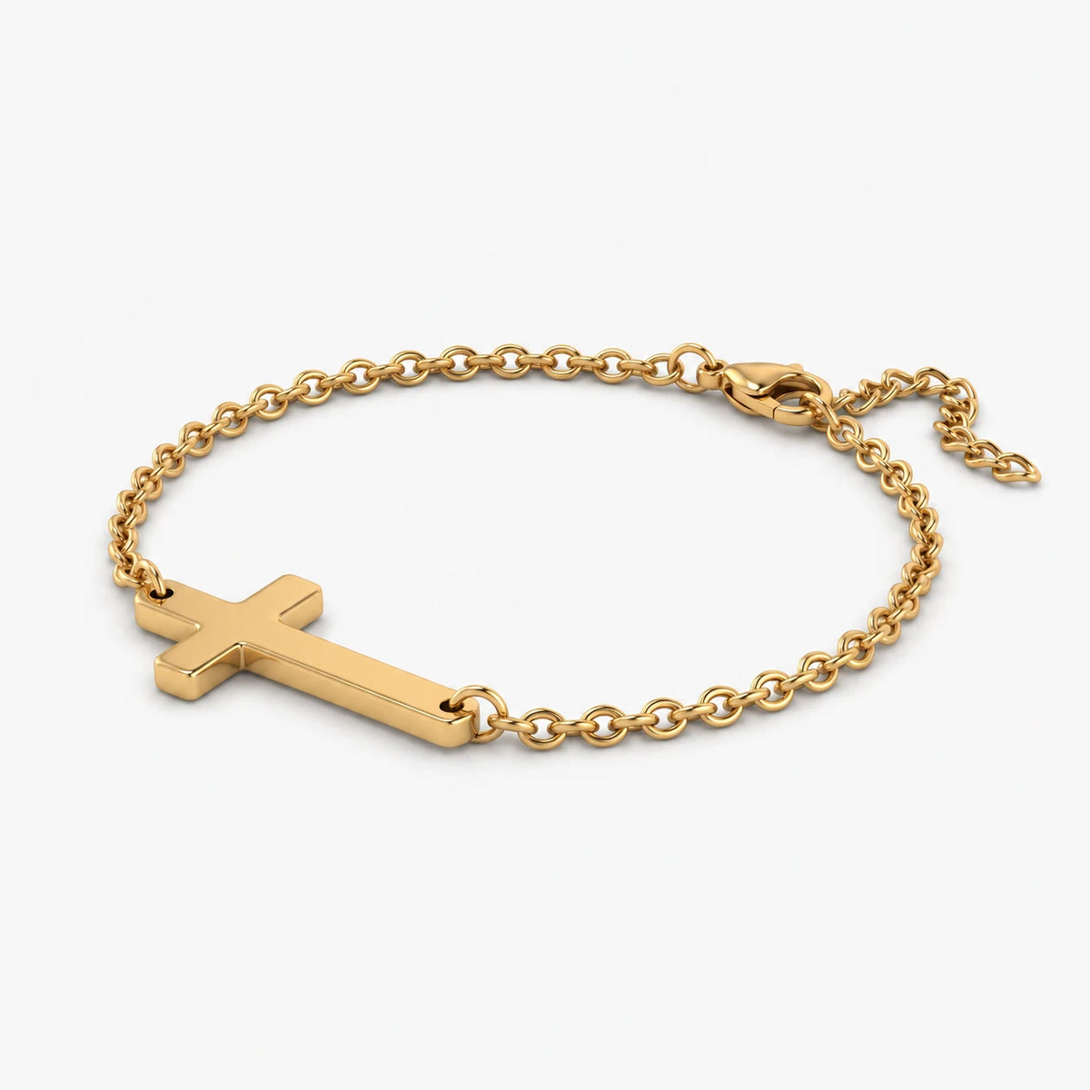 Essential Cross Bracelet - thumbnail gold