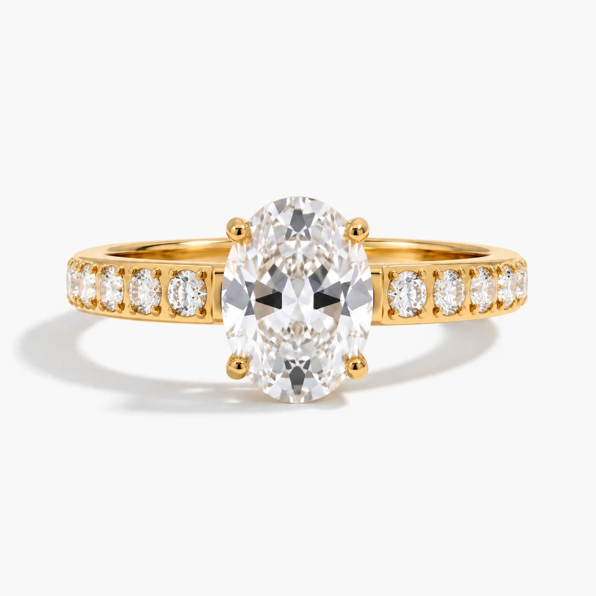 Everlight Solitaire Ring - thumbnail gold