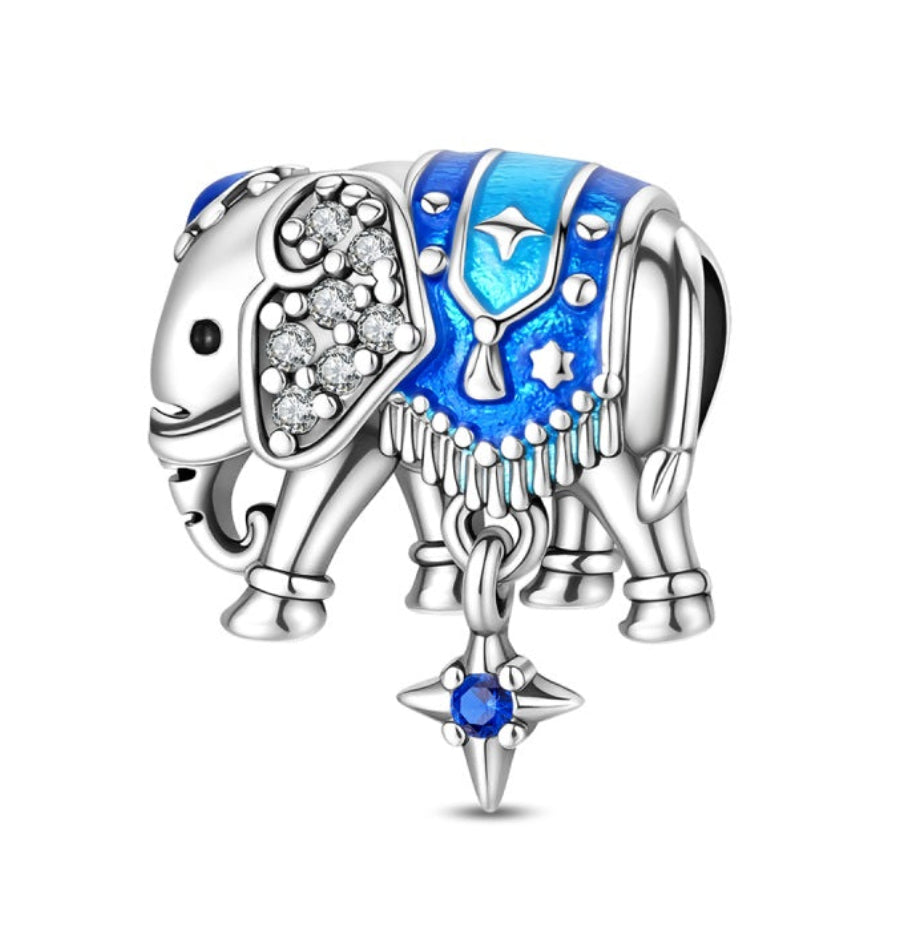 CALEO Charm - Blue Elephant Star