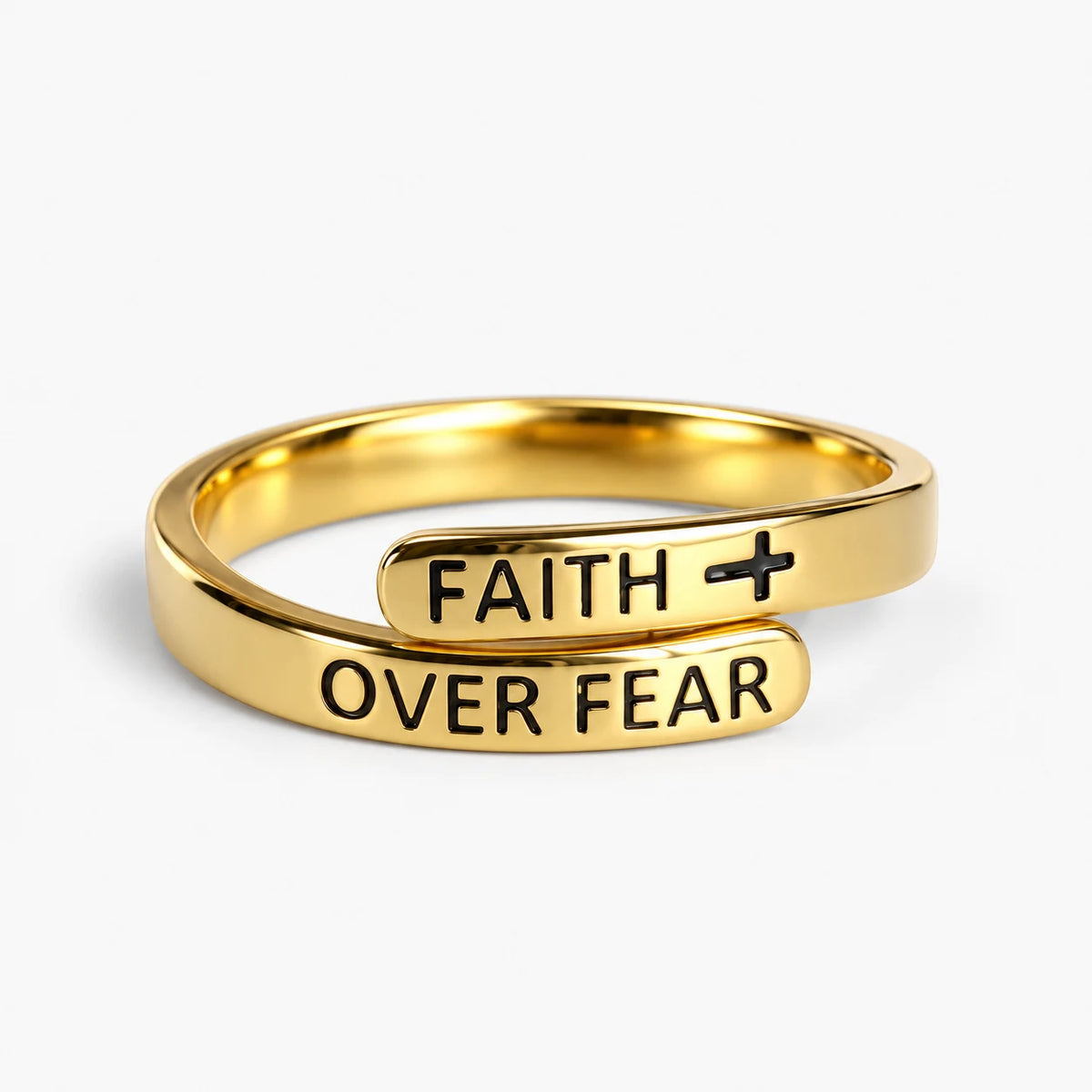 Faith Prevails Ring - thumbnail gold