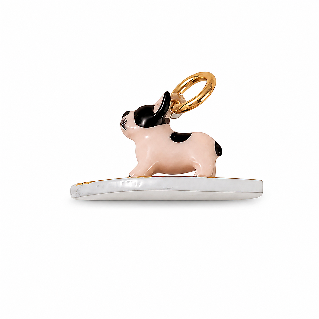 CALEO clean white thumbnail - French Bulldog Surf Pendant Charm - 2026-07-24