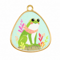 Gold Frog Pendant Charm
