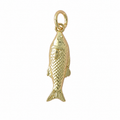 Gold Petite Fish Pendant Charm