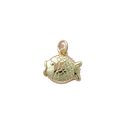 Gold Sea Turtle Pendant Charm