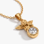 Guardian Light Angel Necklace - thumbnail gold