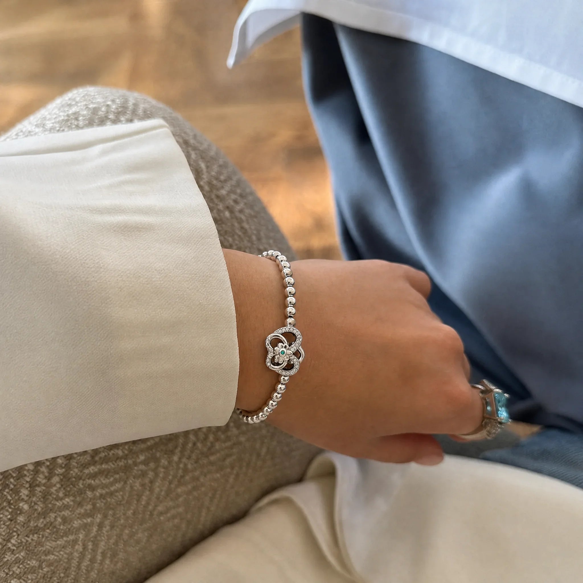 Heart Flower Butterfly Charm lifestyle jewelry image