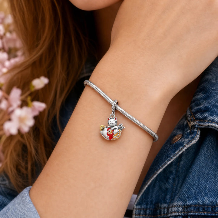 CALEO Japonism lifestyle image - Lucky Cat Teapot Charm - japonism-refbatch-ref03-lucky-cat-teapot-charm - 2026-07-27