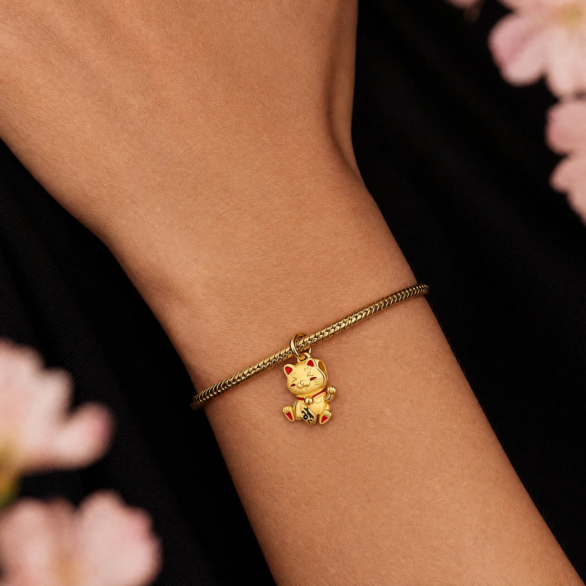 CALEO Japonism lifestyle image - Gold Lucky Cat Charm - japonism-refbatch-ref04-gold-lucky-cat-charm - 2026-07-27