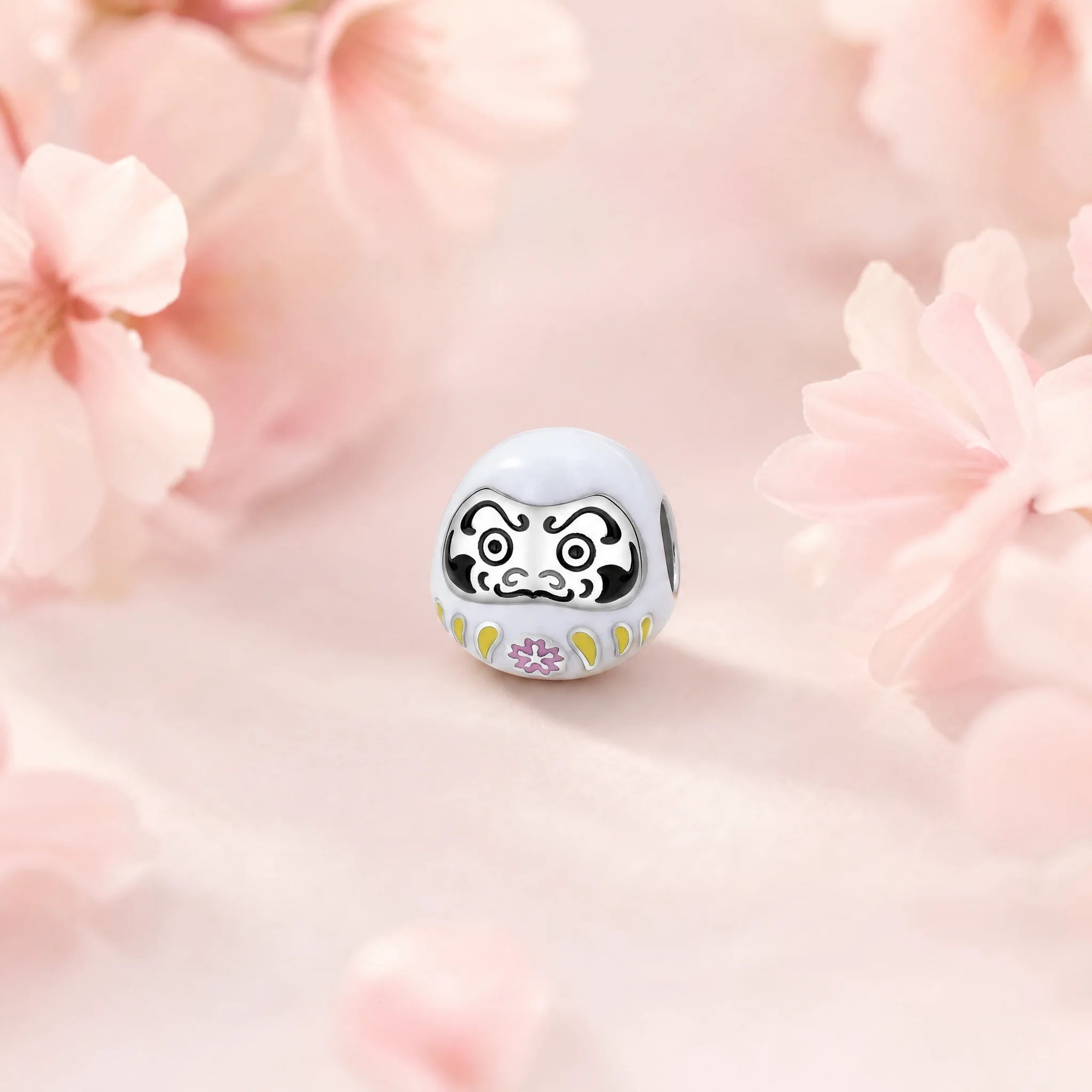 CALEO Japonism lifestyle image - White Daruma Doll Charm - japonism-refbatch-ref05-white-daruma-doll-charm - 2026-07-27