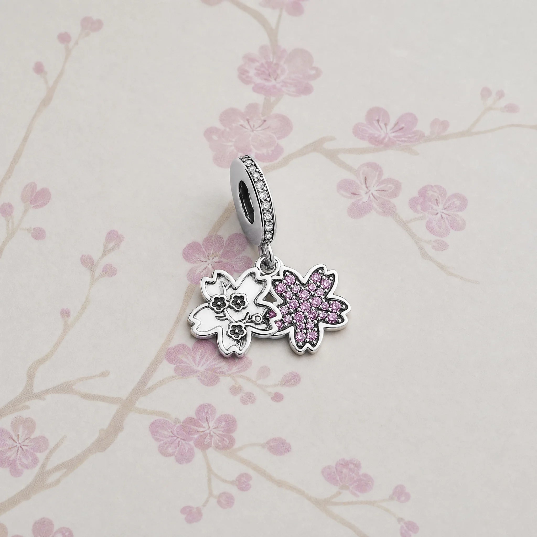 CALEO Japonism lifestyle image - Sakura Blossom Dangle Charm - japonism-refbatch-ref09-sakura-blossom-dangle-charm - 2026-07-27