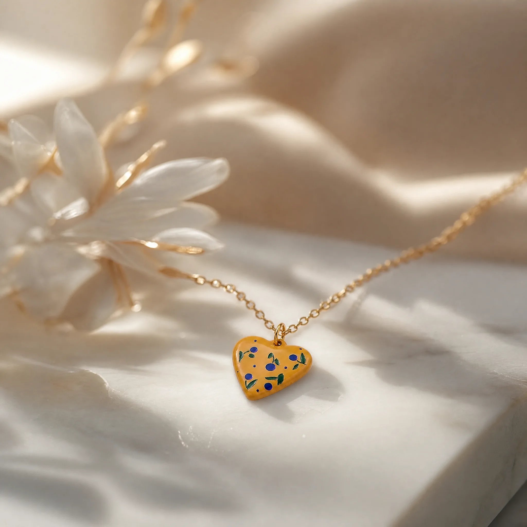 CALEO lifestyle Reference bank random - Floral Heart Pendant Charm - lifestyle-refbank-random-20260727-r51-floral-heart-pendant-charm