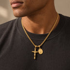 Marian Grace Necklace - lifestyle gold male