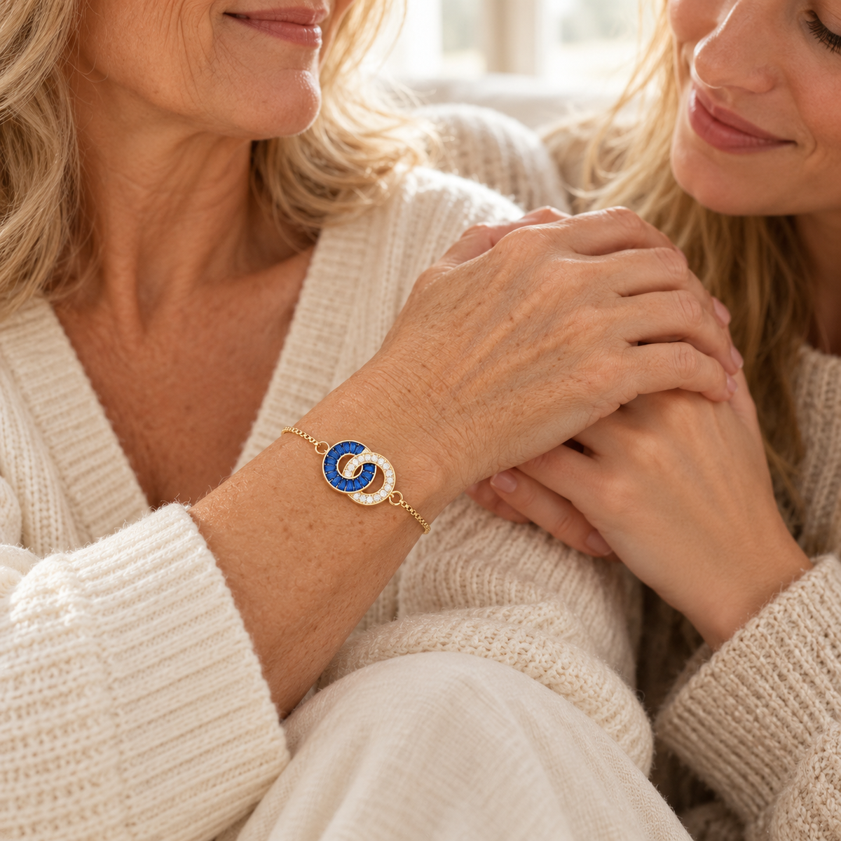 Mother & Daughter Birthstone Bracelet — airy mother and daughter lifestyle